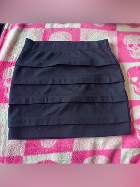 Forever 21 Bandage Navy Blue Mini Skirt